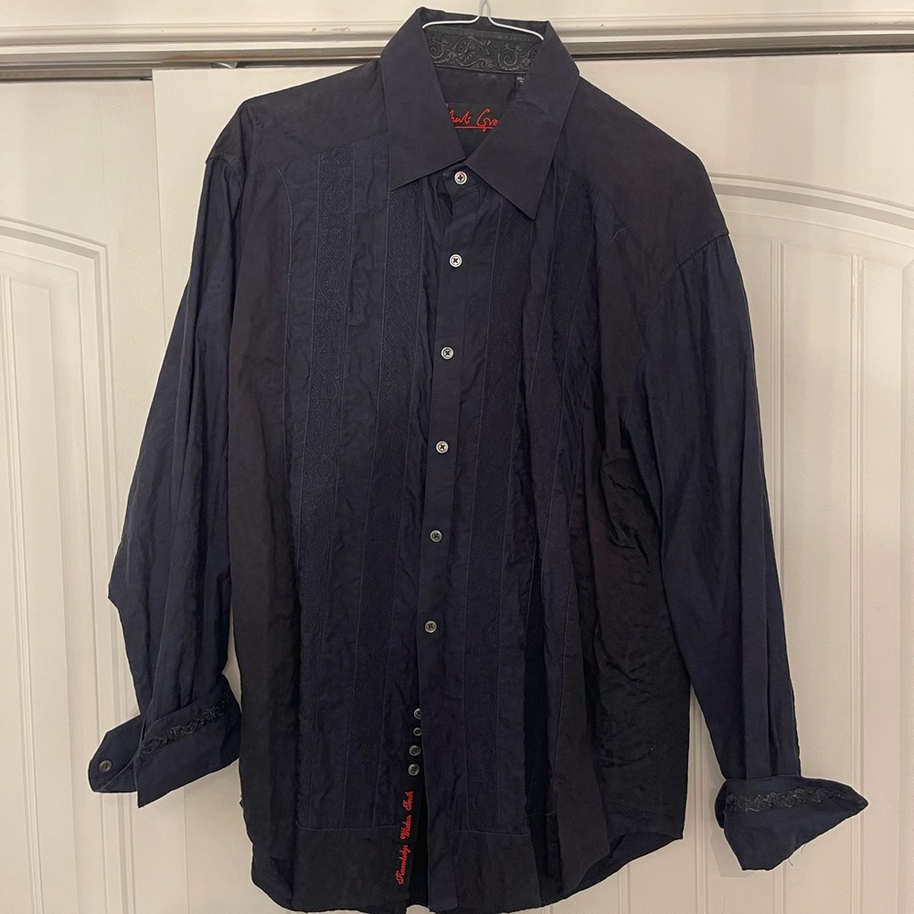 Dark Navy XXXL Robert Graham worn once!